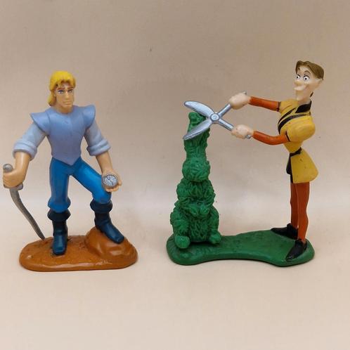 2x Pocahontas Disney Mattel John Smith Wiggins, Verzamelen, Disney, Gebruikt, Beeldje of Figuurtje, Pocahontas of Kl. Zeemeermin