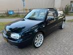 Vw Golf 2.0 Cabriolet , 2001, Airco, NAP, Leder, Orig. NL, Auto's, Voorwielaandrijving, Beige, 4 cilinders, Handgeschakeld