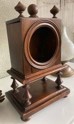 Vintage, brocante, antiek, houten wekkerkastje, Antiek en Kunst, Antiek | Klokken, Ophalen