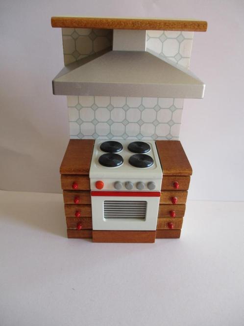 poppenhuis Bodo Hennig fornuis, Verzamelen, Poppenhuizen en Toebehoren, Zo goed als nieuw, Decoratie, Ophalen of Verzenden