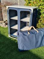 Hypercamp Campingkast - Blauw - 84x50x104 cm, Caravans en Kamperen, Ophalen, Gebruikt, Campingkast