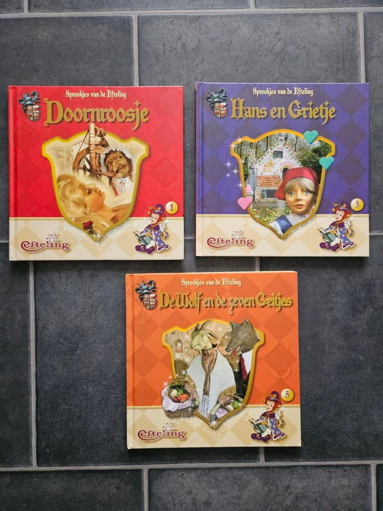 3 sprookjesboeken van de efteling, Ophalen of Verzenden