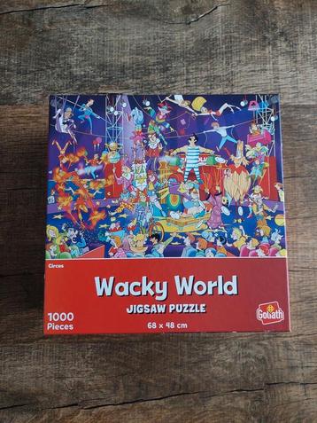 Leuke Wacky World Jigsaw Puzzel ! Het Circus /1000 Stukjes ! beschikbaar voor biedingen