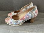 Gabor zomerse pumps met bloemen ZGAN mt 37, Pumps, Overige kleuren, Gabor, Ophalen of Verzenden