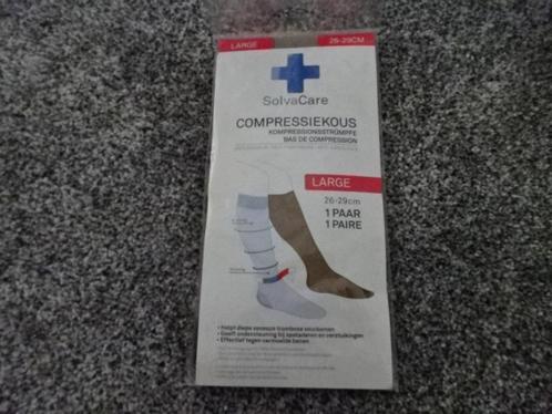 Compressiekous beige L 26 - 29 cm / NIEUW in verpakking, Diversen, Verpleegmiddelen, Nieuw, Ophalen of Verzenden