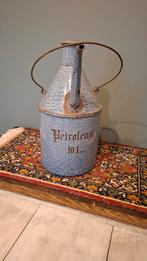 Vintage Petroleumkan 10L, Antiek en Kunst, Antiek | Emaille, Ophalen of Verzenden