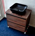 Badmeubel Donker Oak 65 – Nieuw (fotoshoot), Huis en Inrichting, Ophalen, Nieuw, 50 tot 100 cm, Minder dan 100 cm