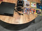 playsation 3 slim 320 gb, Spelcomputers en Games, Spelcomputers | Sony PlayStation 3, Met games, Met 2 controllers, 320 GB, Ophalen of Verzenden