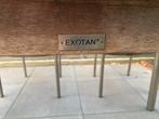 Exotan tuinset met verstelbare tafel en 4 stoelen, Tuin en Terras, Ophalen, 4 zitplaatsen, Gebruikt, Eettafel