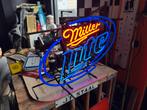 Miller Lite Neon Reclamebord - USA !, Ophalen, Gebruikt, ., Lichtbak of (neon) lamp