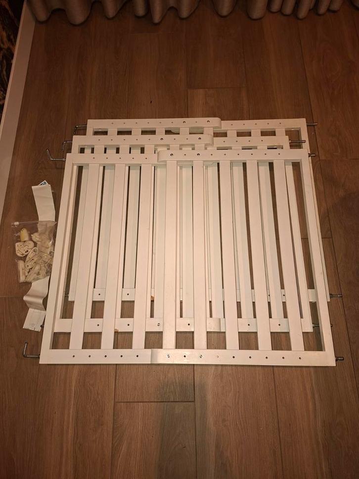 3x Noma Houten Traphekje Wit, Kinderen en Baby's, Traphekjes, Gebruikt, Schroefhekje, Hout, Ophalen