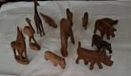Dieren van hout uit Afrika, Ophalen of Verzenden