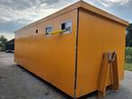 Container haakarm bouwkeet unit, Ophalen