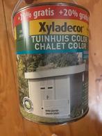 Xyladecor Tuinhuis Color - Witte Jasmijn, Doe-het-zelf en Verbouw, Verf, Beits en Lak, Wit, Beits, Ophalen of Verzenden, Zo goed als nieuw