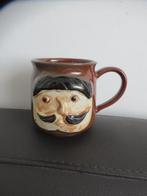 Heren snorren beker, mok, gemaakt door een pottenbakker, Antiek en Kunst, Antiek | Keramiek en Aardewerk, Ophalen of Verzenden