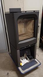 Prachtige vrijstaande houtkachel met houtvak, Ophalen, Houtkachel, Zo goed als nieuw, Vrijstaand