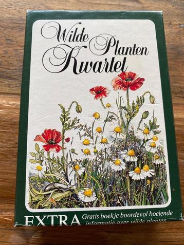 Wilde planten kwartet met informatief boekje beschikbaar voor biedingen