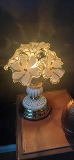 Vintage uit de jaren 80 bloemenlamp, Ophalen of Verzenden
