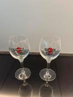2 martini Royale glazen op voet, Ophalen of Verzenden, Zo goed als nieuw, Overige typen