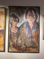 Nico Vrielink Origineel Schilderij, Antiek en Kunst, Kunst | Schilderijen | Modern, Ophalen of Verzenden