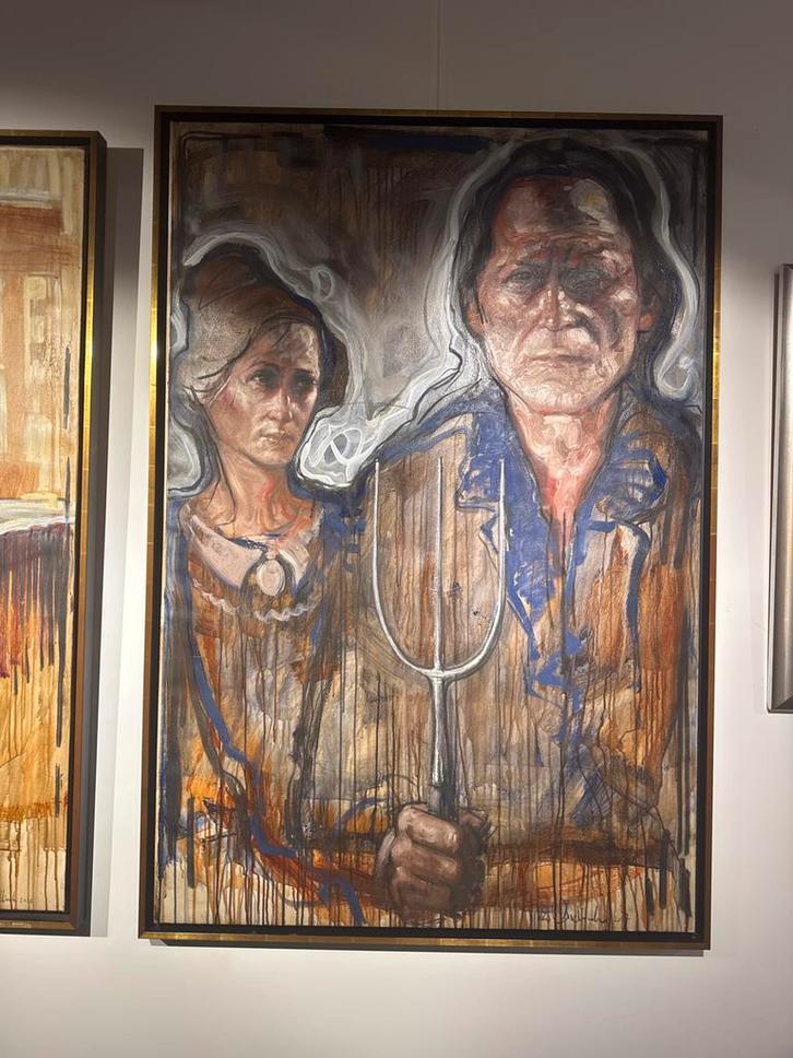 Nico Vrielink Origineel Schilderij, Antiek en Kunst, Kunst | Schilderijen | Modern, Ophalen of Verzenden