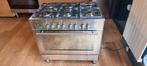 90 cm / 6 pits gasfornuis met electrische oven, Ophalen, Gebruikt, 60 cm of meer, Gas