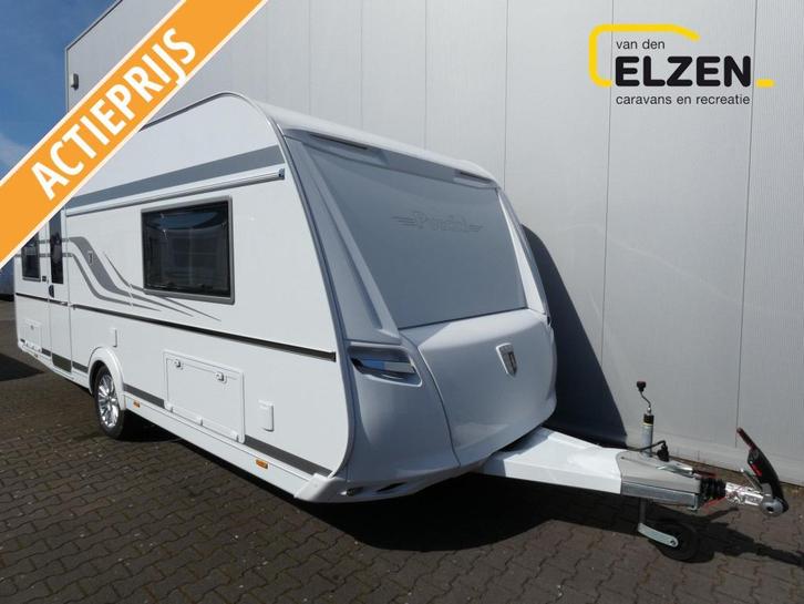 Tabbert Puccini 550 E Model 2025, incl. opties, Caravans en Kamperen, Caravans, Bedrijf, tot en met 4, 1500 - 2000 kg, Rondzit