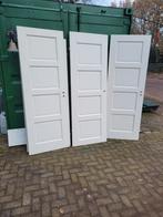 3 stuks paneel opdekdeuren., Doe-het-zelf en Verbouw, Deuren en Horren, Ophalen of Verzenden, Binnendeur, 200 tot 215 cm