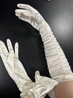 Poirier bruids handschoenen voor bruidsjurk gerimpeld, Ophalen of Verzenden, Nieuw, Wit, Accessoires