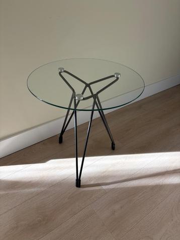 Kubikoff Diamond bijzettafel glas Mid Century design modern beschikbaar voor biedingen