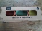 Senza Terracotta Tapas Schalen 3 stuks, Nieuw, Ophalen of Verzenden, Schaal of Schalen, Overige stijlen