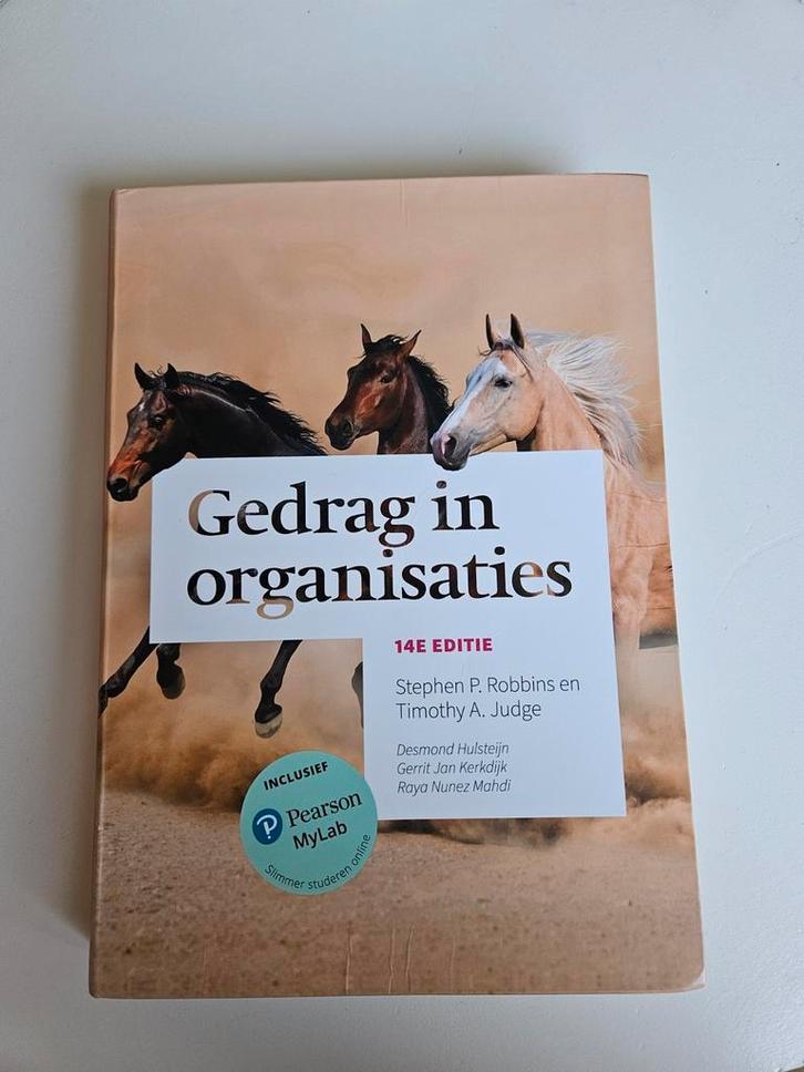 Gedrag in organisaties, 14e editie met MyLab NL toegangscode, Boeken, Schoolboeken, Zo goed als nieuw, Nederlands, Overige niveaus