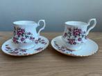 Royal Windsor ☕️☕️ kop en schotel (2x), Ophalen of Verzenden, Zo goed als nieuw, Porselein, Kop en/of schotel