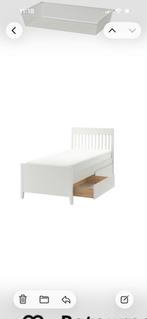 ZGAN IKEA bed 90x200cm, Ophalen, 90 cm, Eenpersoons, Wit