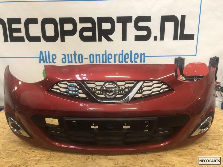 NISSAN MICRA K13 VOORBUMPER GRILL 2013-2017 620223HN0A, Auto-onderdelen, Carrosserie en Plaatwerk, Bumper, Nissan, Voor, Gebruikt