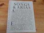 Songs & arias, Muziek en Instrumenten, Bladmuziek, Zang, Gebruikt, Klassiek, Ophalen of Verzenden