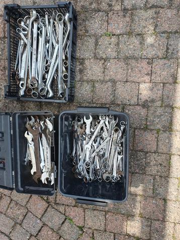 Partij Steek- en Ringsleutels - 220 Stuks beschikbaar voor biedingen