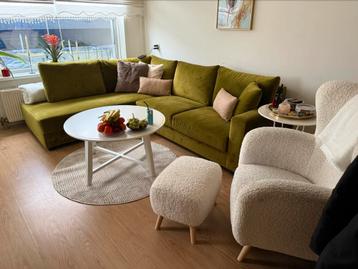 Salontafel rond 80cm wit
