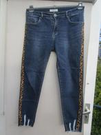 Spijkerbroek NORFY mt 42   panterprint bies., Kleding | Dames, Spijkerbroeken en Jeans, Zo goed als nieuw, W33 - W36 (confectie 42/44)