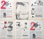70+ vintage reclames van keel en drogist producten 1939-96, Verzamelen, Verzenden, Gebruikt