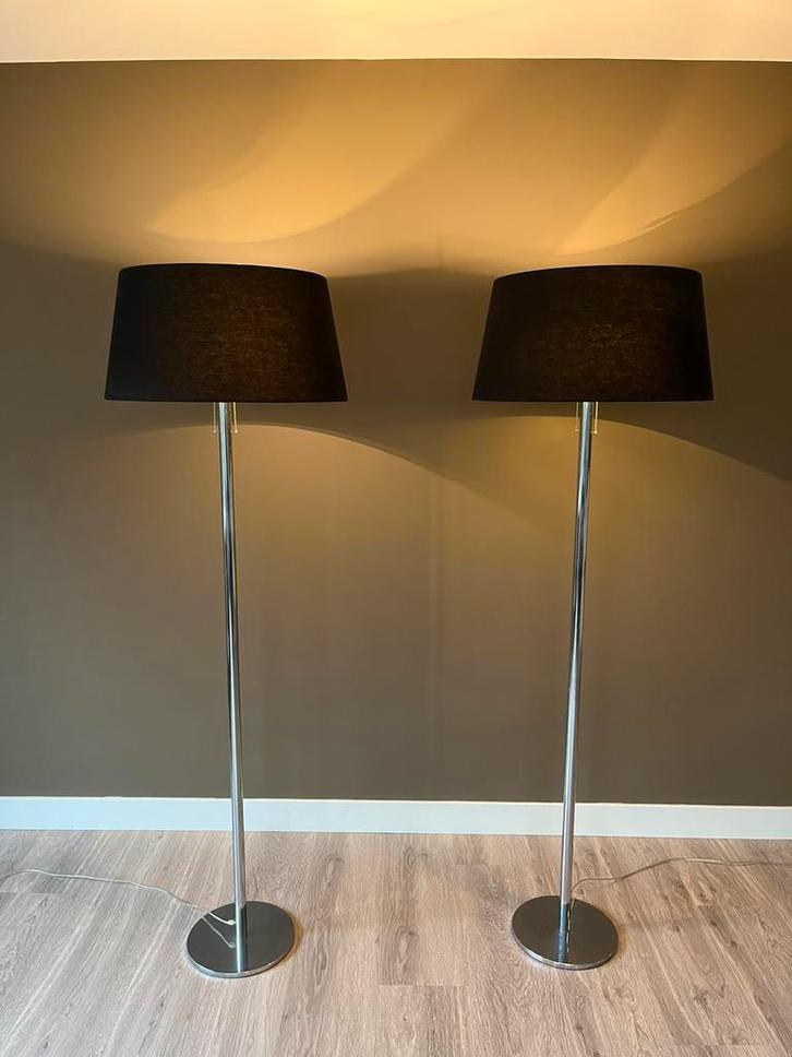 2 staande vloerlampen van ROMI, Huis en Inrichting, Lampen | Vloerlampen, Gebruikt, 150 tot 200 cm, Ophalen