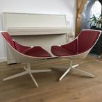 6 Fritz Hansen Space Lounge Chair fauteuil stoel leer, Huis en Inrichting, Fauteuils, Ophalen of Verzenden, Leer