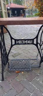 sidetable , sitetable, singer naaimachine , antiek, retro, Huis en Inrichting, Tafels | Sidetables, Ophalen, 25 tot 50 cm, Rechthoekig