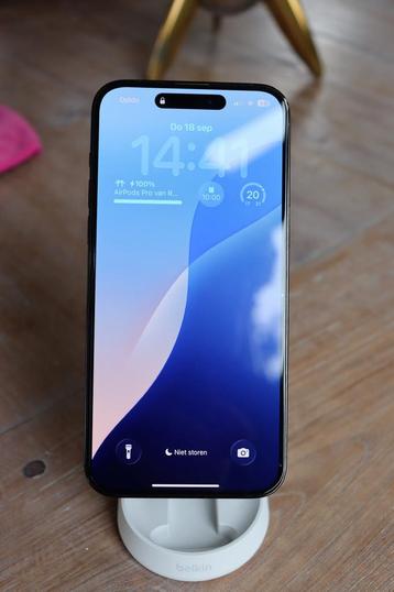 Apple iPhone 14 Pro Max + nieuwe Leather Case beschikbaar voor biedingen