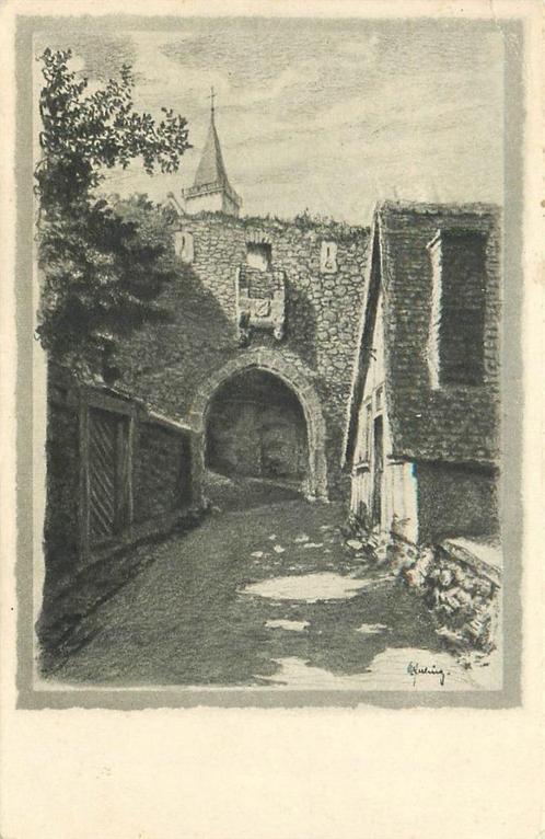 (701-206-017) Lindenfels Altes Stadttor, Verzamelen, Ansichtkaarten | Buitenland, Duitsland, Verzenden