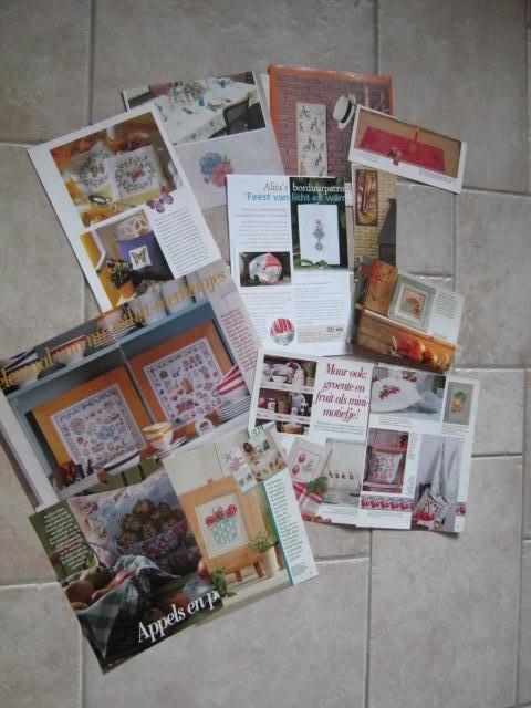 Pakket Borduurpatronen Uitverkoop ! Kruissteek map 61, Verzenden, Nieuw, Handborduren, Patroon