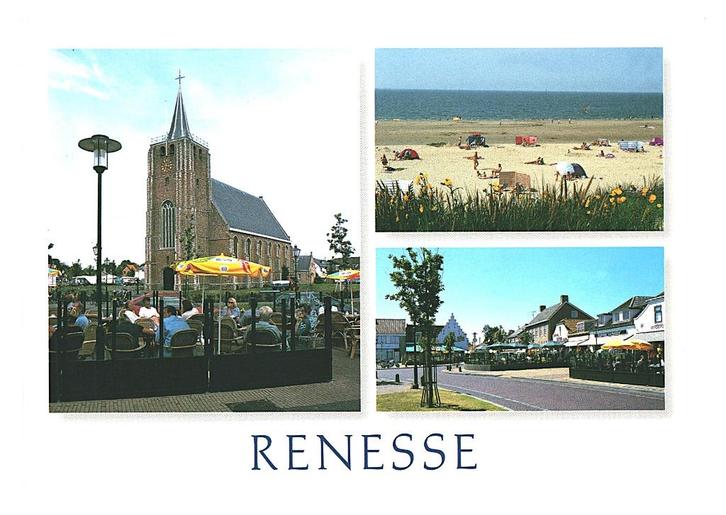 974468 Renesse Zeeland Gelopen met postzegel, Verzamelen, Ansichtkaarten | Nederland, Gelopen, Zeeland, Ophalen of Verzenden