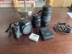 Canon EOS 550D + Zoom Lens EF 75-300mm + Canon EFS 18-55mm , Spiegelreflex, Canon, Zo goed als nieuw, 8 keer of meer
