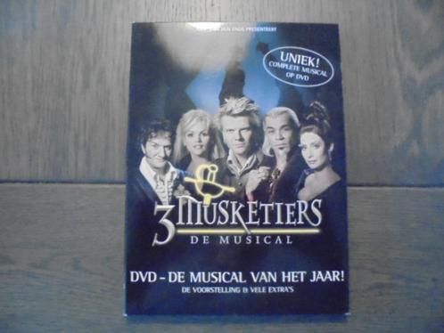 3 Musketiers de Musical, Pia Douwes, Henk poort, Cd's en Dvd's, Dvd's | Muziek en Concerten, Zo goed als nieuw, Muziek en Concerten