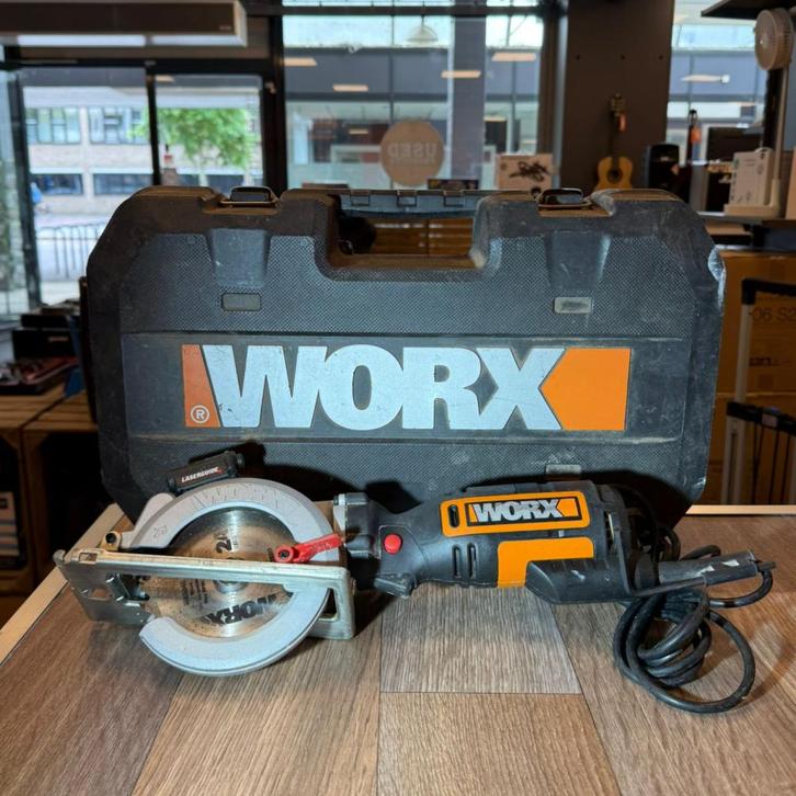 Worx WX427 Circkelzaag | In koffer met garantie, Doe-het-zelf en Verbouw, Gereedschap | Zaagmachines, Zo goed als nieuw